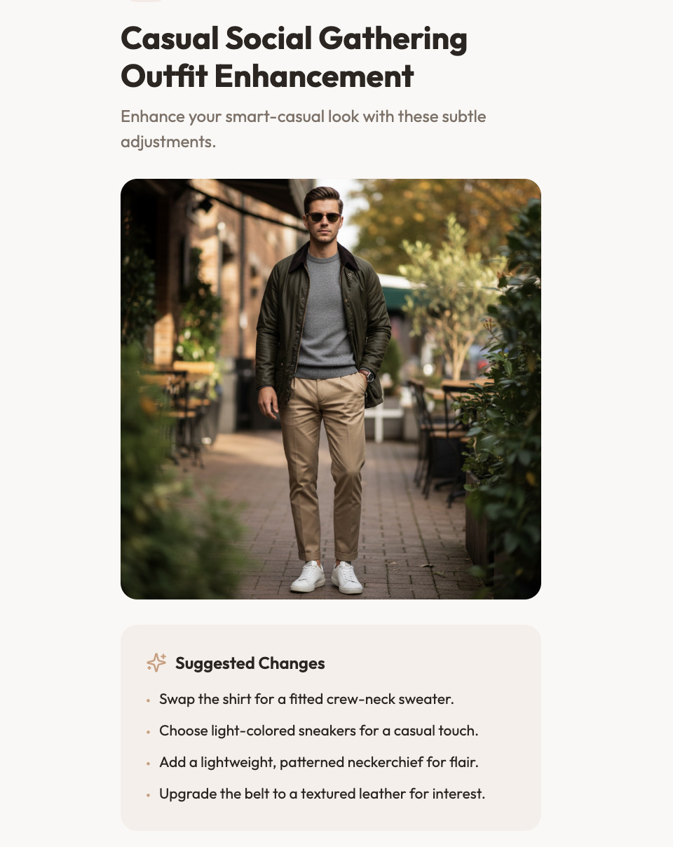 Refine outfit example